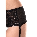Эротические трусики-пояс Erolanta Sheila, черный (50-52)