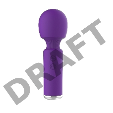Перезаряжаемый Мини-Вонд CNT Intimate Wand Purple CNT-060035A