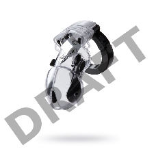 Электростимулятор Mystim Pubic Enemy,ABS  пластик, прозрачный, 8,2 см