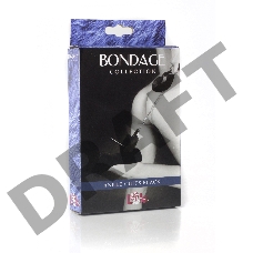 Чёрные меховые оковы на ноги BONDAGE Чёрные меховые оковы на ноги BONDAGE