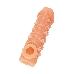  Насадка KOKOS реалистичная с дополнительной стимуляцией, TPE, телесная, 15.6 см