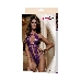 Боди Candy Girl London кружевное, фиолетовое, OS