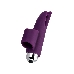 Вибронасадка на палец JOS Tessy для прелюдий, силикон, фиолетовый, 9,5 см