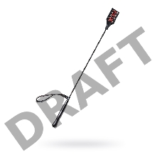 Стек Sitabella, кожа, черный, 65 см Стек Sitabella, кожа, черный, 65 см