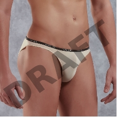 Бежевые слипы DOREANSE на узкой резинке S