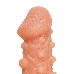  Насадка KOKOS реалистичная с дополнительной стимуляцией, TPE, телесная, 15.6 см