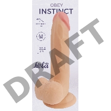Телесный фаллоимитатор Obey Instinct - 20,2 см.