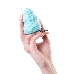 Мастурбатор A-Toys Flaff, TPE, бирюзовый, 8см, Ø 2,9 см
