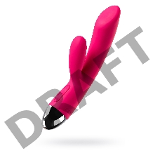 Вибратор Svakom Trysta с подвижным шариком для точки G, силикон, розовый, 18,6 см