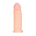 Реалистичный вибратор TOYFA RealStick Elite Vibro, TPR, телесный, 7 режимов вибрации, 18 см