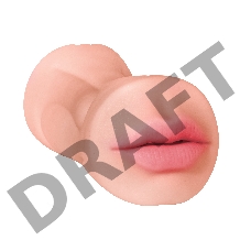 Двусторонний мастурбатор Goddess of Love - вагина и ротик