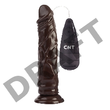 Вибратор CNT 8.4'' Stud Realistic Dildo Brown CNT-180106D