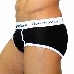 Трусы мужские брифы черные, XXXL