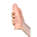 Реалистичный вибратор TOYFA RealStick Elite Vibro, TPR, телесный, 7 режимов вибрации, 18 см