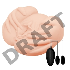 Вагина с руками поверх и вибрацией