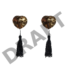 Золотистые пэстисы Gipsy с черными кисточками