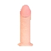 Реалистичный вибратор TOYFA RealStick Elite Vibro, TPR, телесный, 7 режимов вибрации, 21 см
