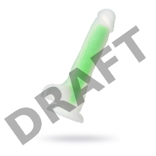 Фаллоимитатор, светящийся в темноте, Beyond by Toyfa, Wade Glow, силикон, прозрачный, 20 см