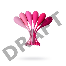 Набор вагинальных шариков Eromantica K-ROSE, силикон, розовый, 6 шт