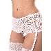 Эротические трусики-пояс Erolanta Sheila, белый (42-44)