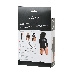 Боди Glossy Alessia из материала Wetlook на молнии, черное, M