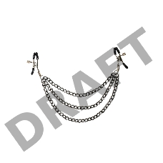 Зажимы на соски Uncensored с тройной цепочкой Зажимы на соски Uncensored с тройной цепочкой