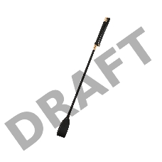 Черный стек Obsession - 44,7 см.