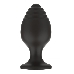 Пробка анальная Силиконовая черная M (7.2*3.5cm) 3303-02