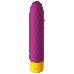 Лиловый рельефный мини-вибростимулятор Romp Beat - 15 см.
