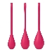Набор вагинальных шариков Satisfyer YONI, силикон, красный, Ø 2 см.