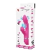 Розовый вибратор Willow с вакуумной стимуляцией клитора - 20,4 см.