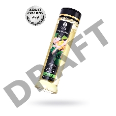Масло для массажа Shunga Organica Exotic Green Tea, натуральное, расслабляющее, зеленый чай, 240 мл
