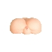 Мастурбатор реалистичный TOYFA Juicy Pussy Monique, с вибрацией,  вагина и анус,TPR, телесный, 17 см