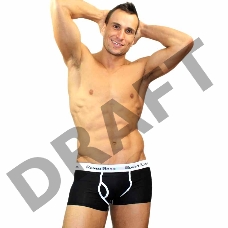 Трусы мужские хипсы черные, L