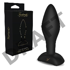 Черная силиконовая мини-пробка Silicone Butt Plug