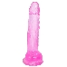 Розовый фаллоимитатор Rocket - 19 см.