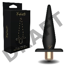 Черный анальный плаг Vibrating Butt Plug