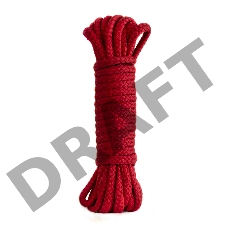 Красная веревка Tender Red - 10 м.
