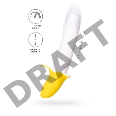 Пульсатор JOS B-nana, силикон, белый, 19 см