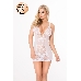 Ночная сорочка и стринги SoftLine Collection Bridget, белый, S/M