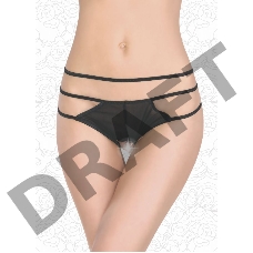 Оригинальные трусики с бусинами и тройными бретелями