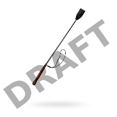 Стек Sitabella, кожа, черный, 70 см Стек Sitabella, кожа, черный, 70 см