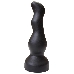 Чёрный анальный стимулятор для массажа простаты - 13,5 см.