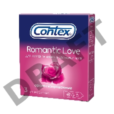 Презервативы с ароматом CONTEX Romantic - 3 шт.