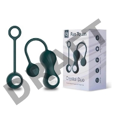 Тренажер Кегеля Magic Motion Crystal Duo темно-зеленый