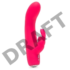 Розовый вибратор-кролик Rechargeable Mini Rabbit Vibrator - 15,2 см.