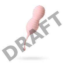 Интимный тренажер 2 в 1 Eromantica ZEFYR, силикон, розовый, 17,3 см