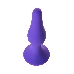 Анальная втулка A-Toys by TOYFA, силикон, фиолетовая, 12,5 см