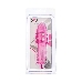 Насадка с шариками  TOYFA, TPE, розовый, 13,5 см