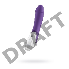 Вибратор Mystim Terrific Truman силиконовый, синий, 27 см